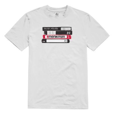 eS SKB T-Shirt VHS white