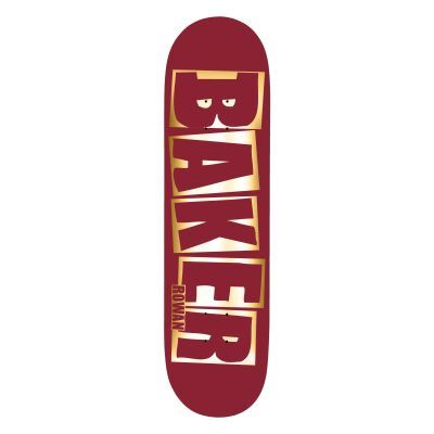 BAKER Deck BRAND NAME RED FOIL B2 RZ 8.3