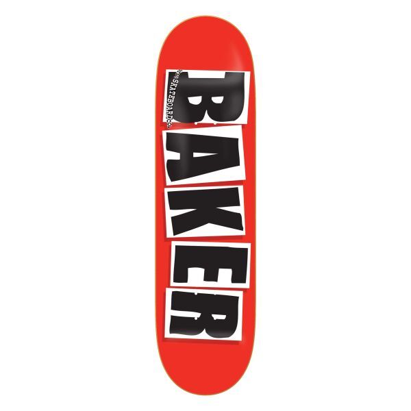 BAKER Deck BRAND LOGO BLACK red/black 7.8 black