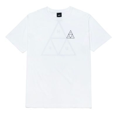 HUF Essentials Triple Triangle T-Shirt - white