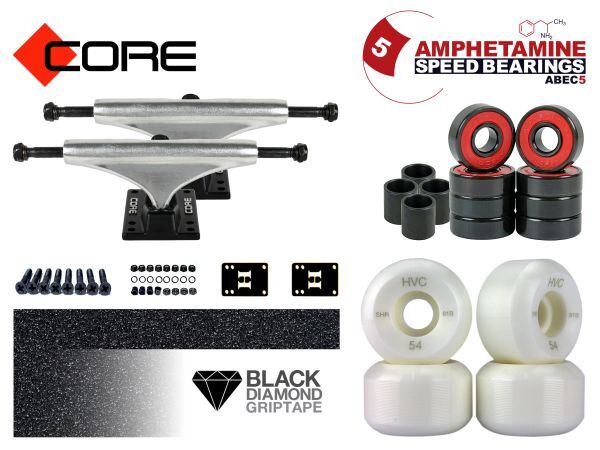 Skateboard Achsen Set-up Core silver 5.5