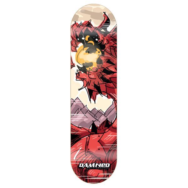 Damned Skateboard Deck DS Draco Terram
