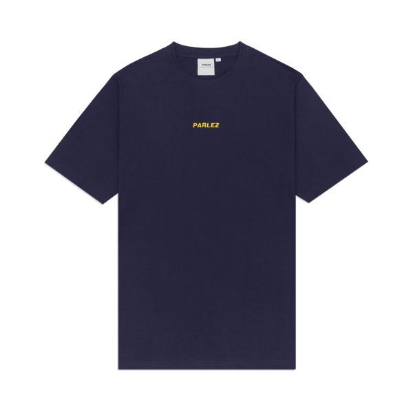 Parlez Ladsun T-Shirt - navy x yellow