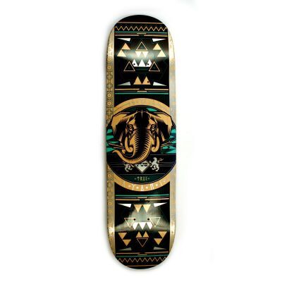 FUA Elephant turquoise Skateboard Deck