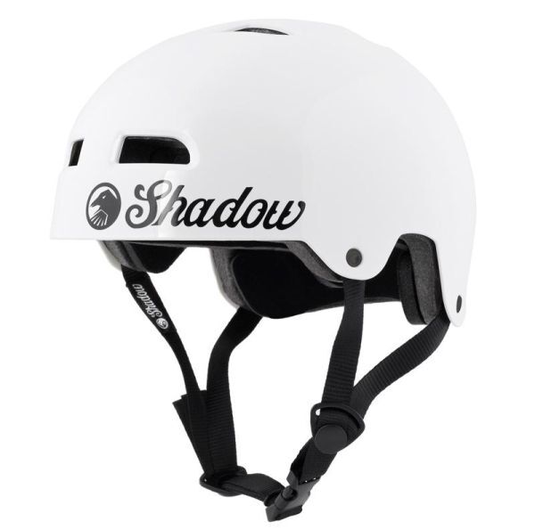 Shadow Riding Gear Classic Helmet gloss white - LG/XL