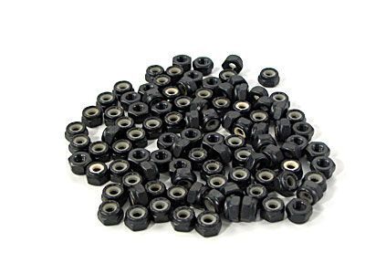 100 skateboard mounting nuts (5 / 32" | 10mm)