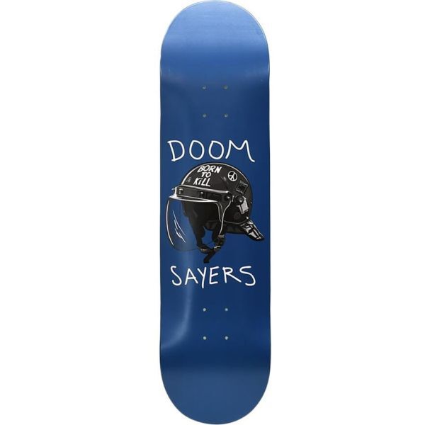 Doomsayers Riot Helmet Skateboard Deck 8.5