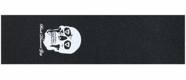 Black Diamond Skateboard Griptape skull weiß
