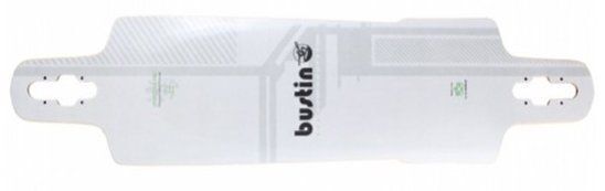 Bustin Sportster Fiber Longboard Deck White 39.25 x 10