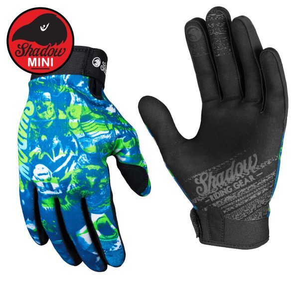 Shadow Riding Gear Jr. Conspire Gloves Monster Mash YXL
