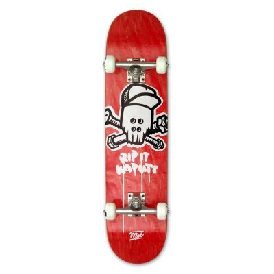 MOB Skateboards Complete skateboard Skull red - 7.25