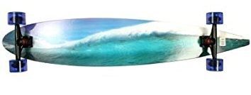 Paradise Complete Longboard Pintail Blue Wave 47.75 x 9.0